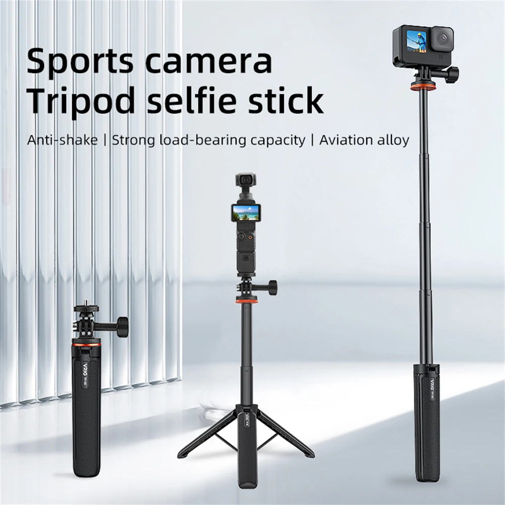 

Camera Tripod Stand Selfie Stick Portable 17-51CM Extension Holder Compatible For DJI Pocket 3/Action4/ONE X2