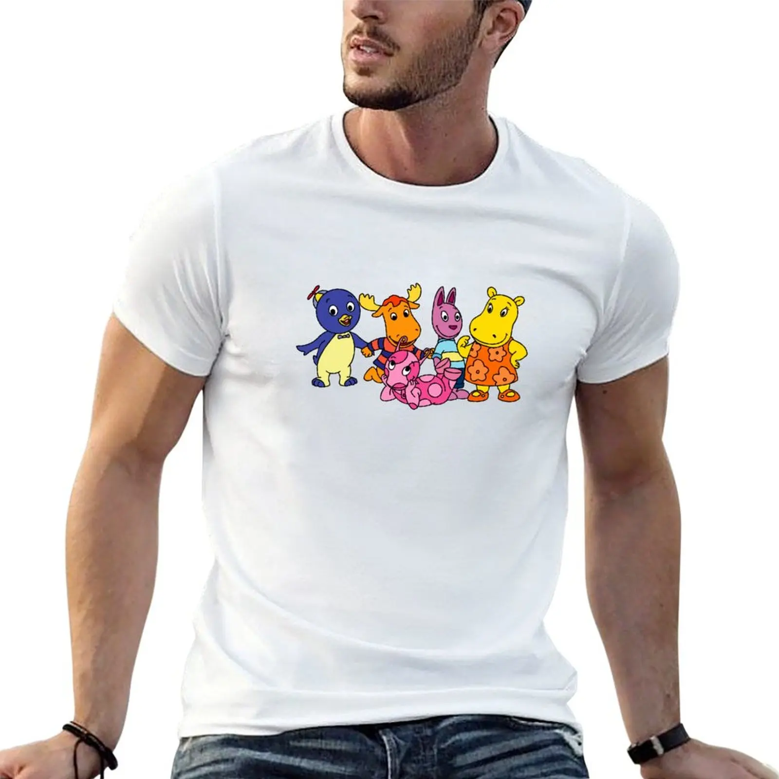 

The Backyardigans T-Shirt man t shirts high quality luxury brand man t shirts cotton T-Shirt