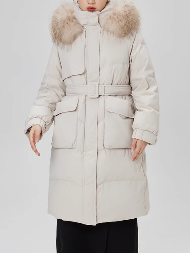 Winter New Solid Color Women Parkas White Black Sweet Loose Coats Female Chicly Fashion Street Leisure Warm Woman Parkas