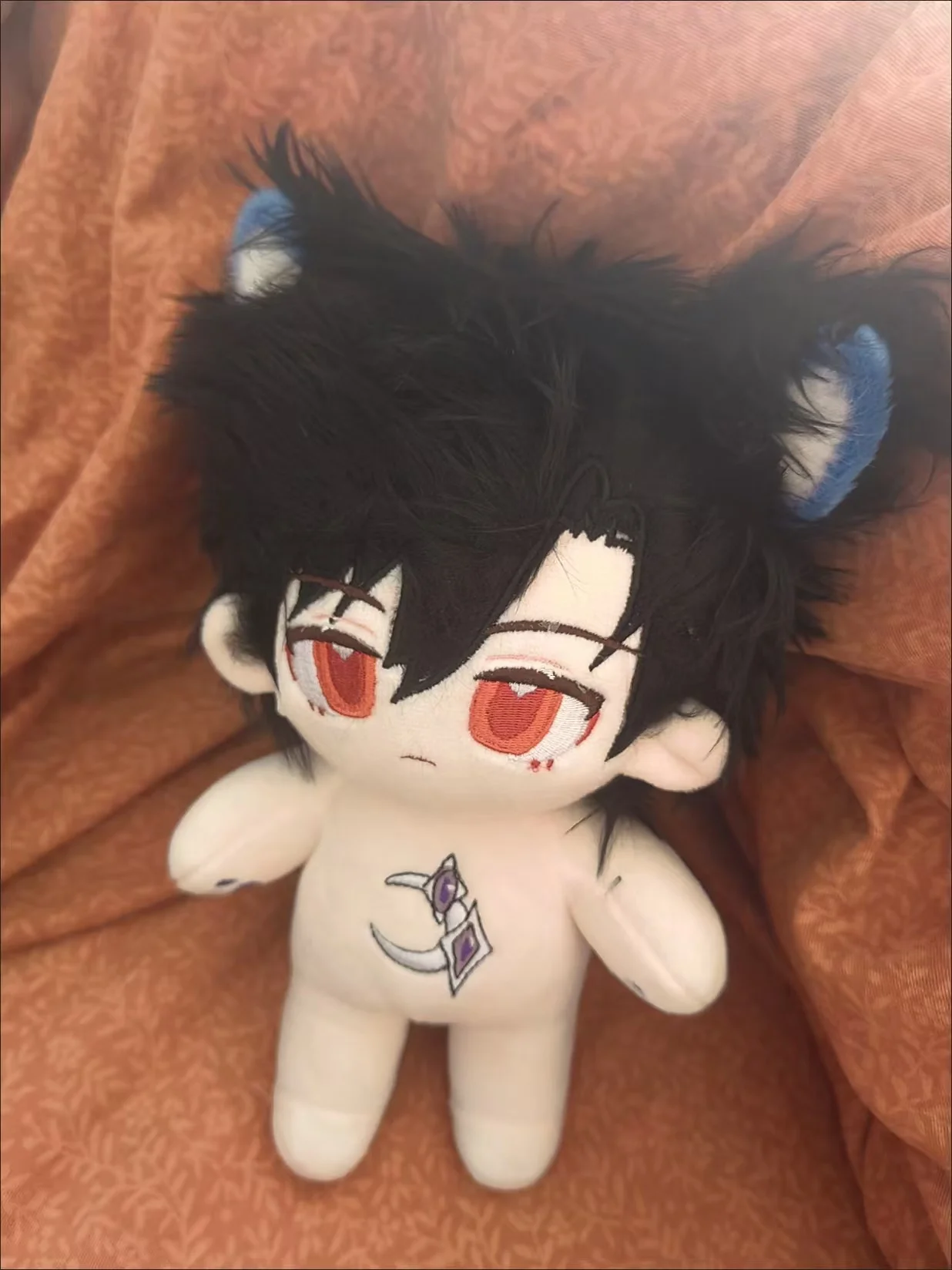 ヴィラ・ムーンシャドウ・エイアー 20cm ぬいぐるみ かわいい男の子 ドレスアップ コットン人形 ロールプレイ人形 おもちゃ ボディ コスプレ キッズギフト キュートなクリスマス