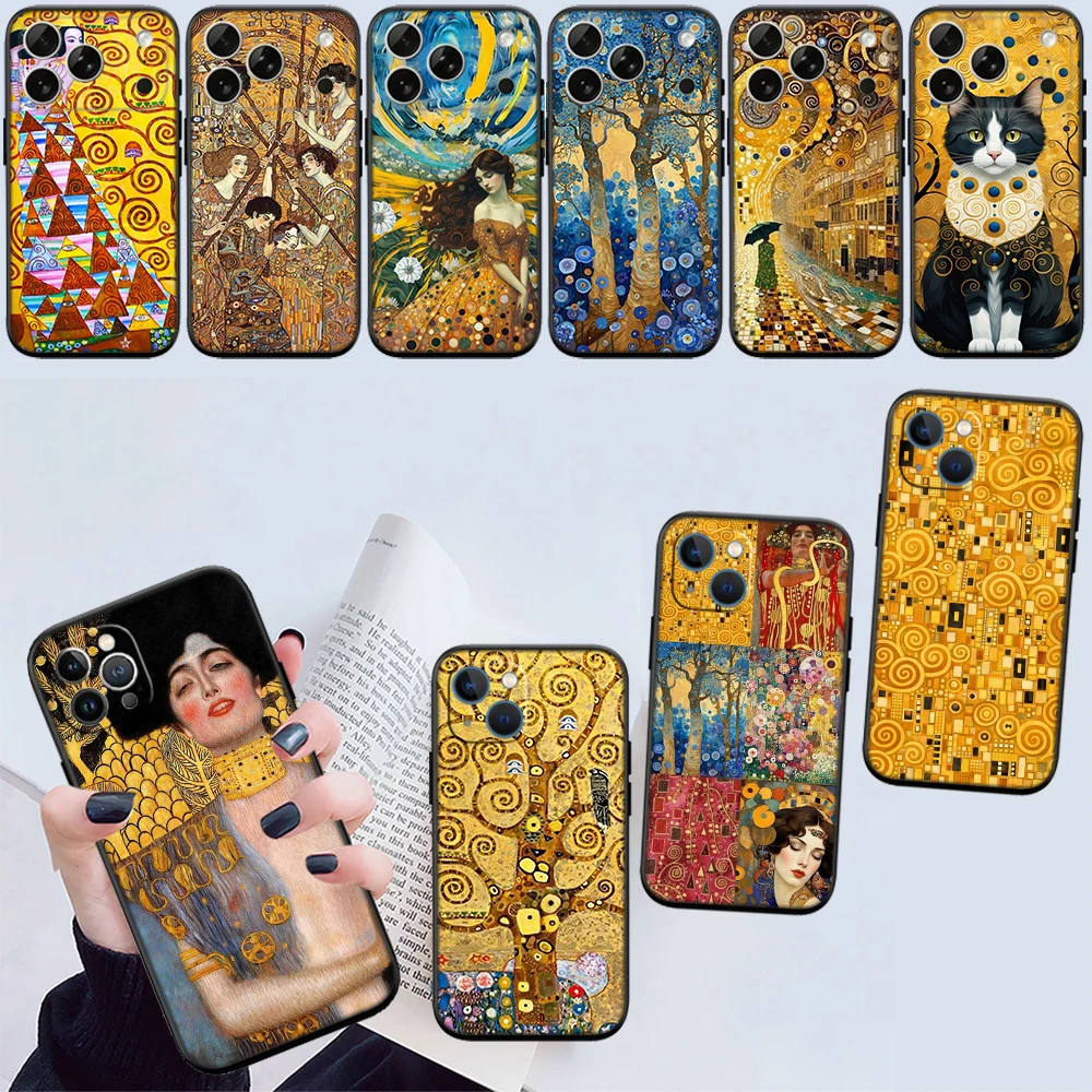 Gustav Klimt Art Poster New High-End Phone Case for Xiaomi Poco C40 C50 C51 C55 C65 C71 C75 F5 F6 F7 M2 M3 Pro Ultra