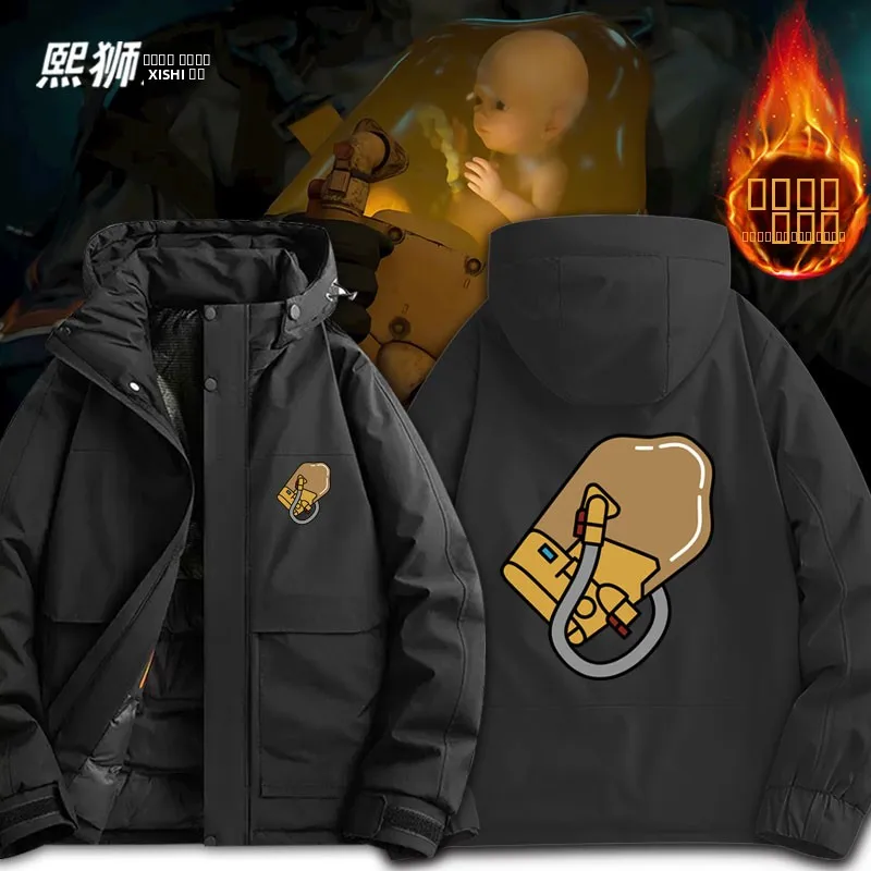 

KOJIMA Baby POD BB Pod Thiened Winter Cotton Jaet Youth Faion Stand Fit Long Sve Zipper Closure Warm Outdoor Clothes