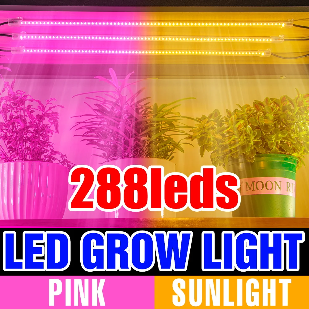 

LED Grow Light AC220V Full Spectrum Plant Hydroponics Fill Lamp For Indoor Potted Flower Vegetables Growbox Cultivation Lighting