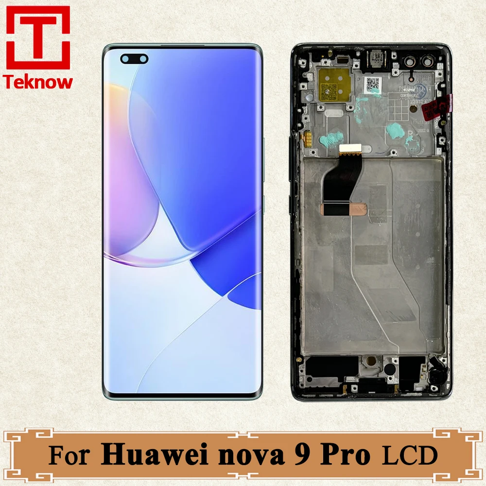 

6.72" OLED For Huawei nova 9 Pro LCD Display Touch Screen Digitizer Assembly For Huawei nova 9Pro RTE-AL00 Hebe-BD00 LCD Display