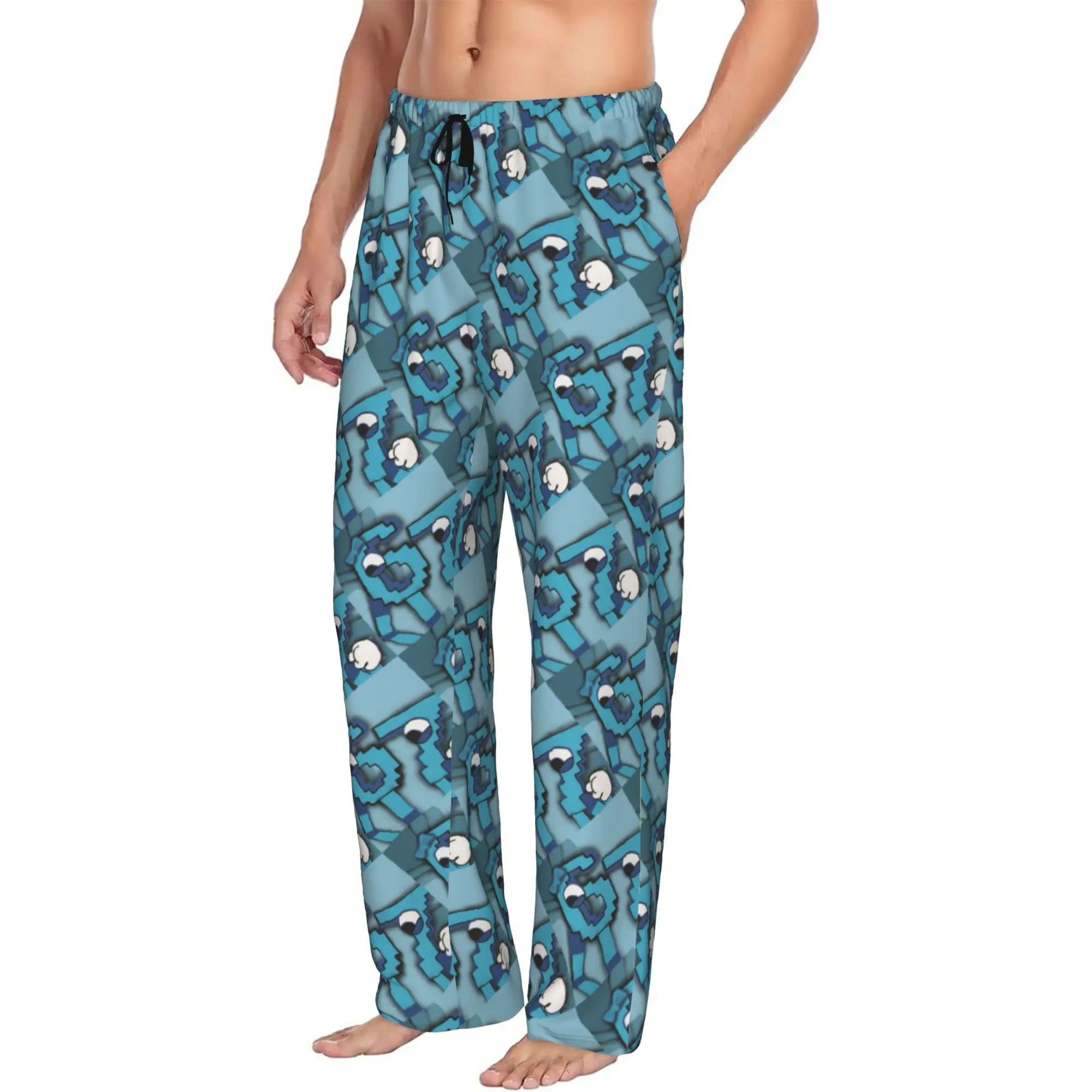 Custom Funny Sixty Seven  Pajama Pants for Men  Sleepwear Lounge Sleep Bottoms Stretch with Pockets view 2