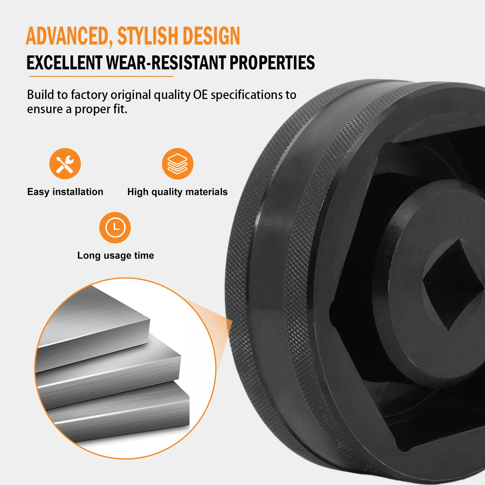 مفتاح ربط مقبس صامولة العجلة الخلفية لإزالة المكسرات 60 مم سداسي واحد ضحل لـ KTM 1290 Super Duke