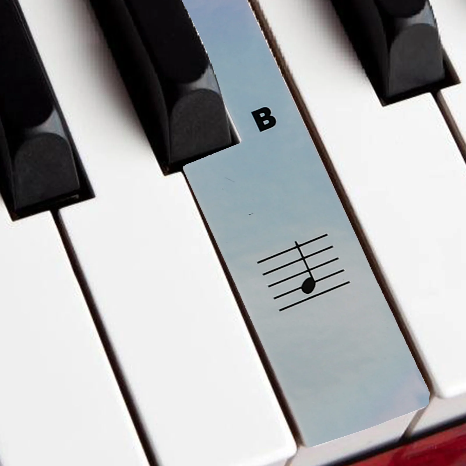 

2 Sets Keyboard Stickers for Music Notes Piano Label Strip Keys Adhesive Pvc Labels