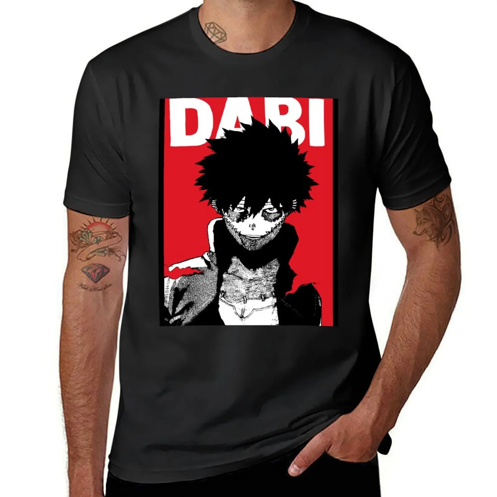 Футболка Dabi BlueFlame, летние топы, простые мужские футболки, упаковка