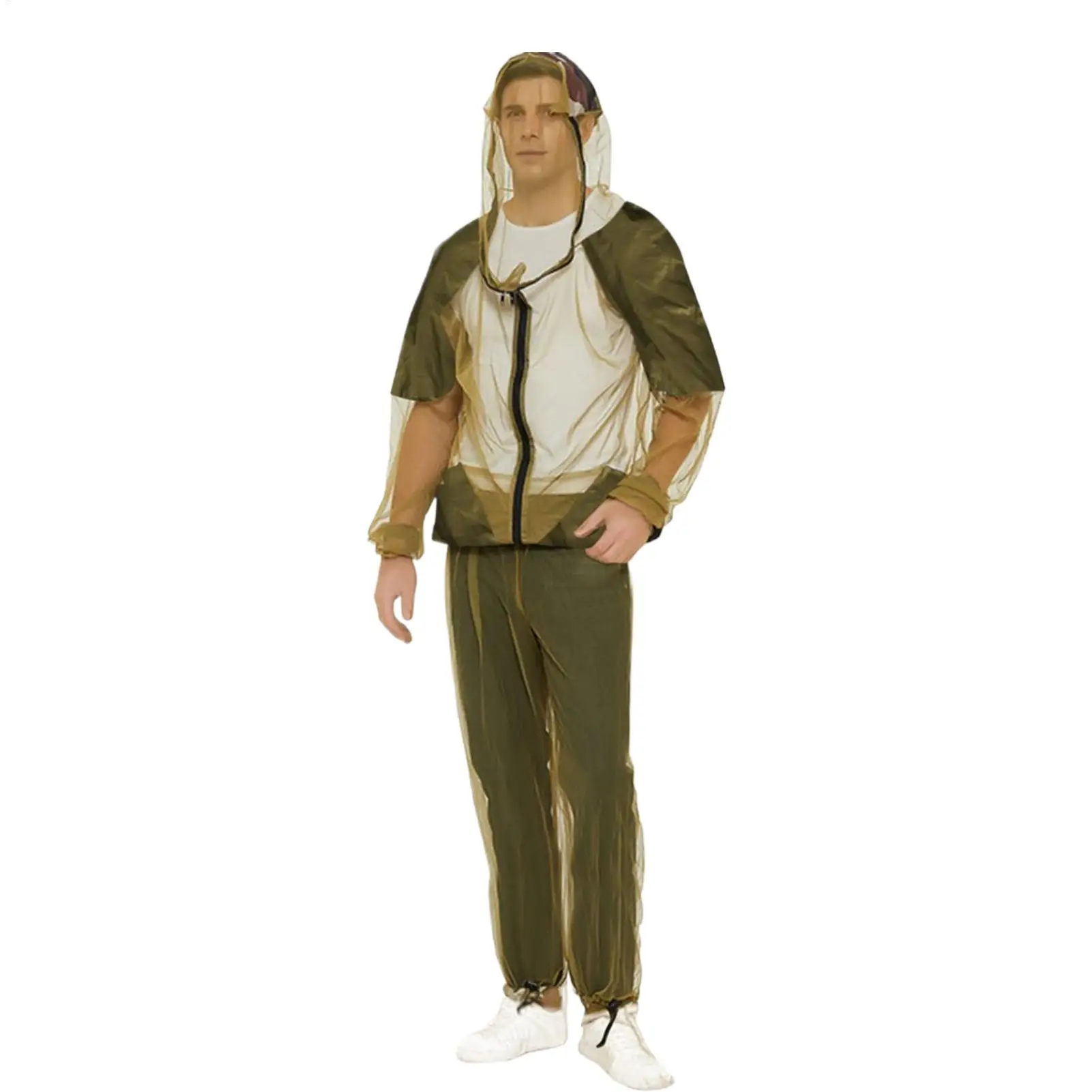 

Fly Suits For Adults Fly Proof Breathable Mesh Clothing Breathable Protective Gear Cover Folding Clothes For Camping Fishing