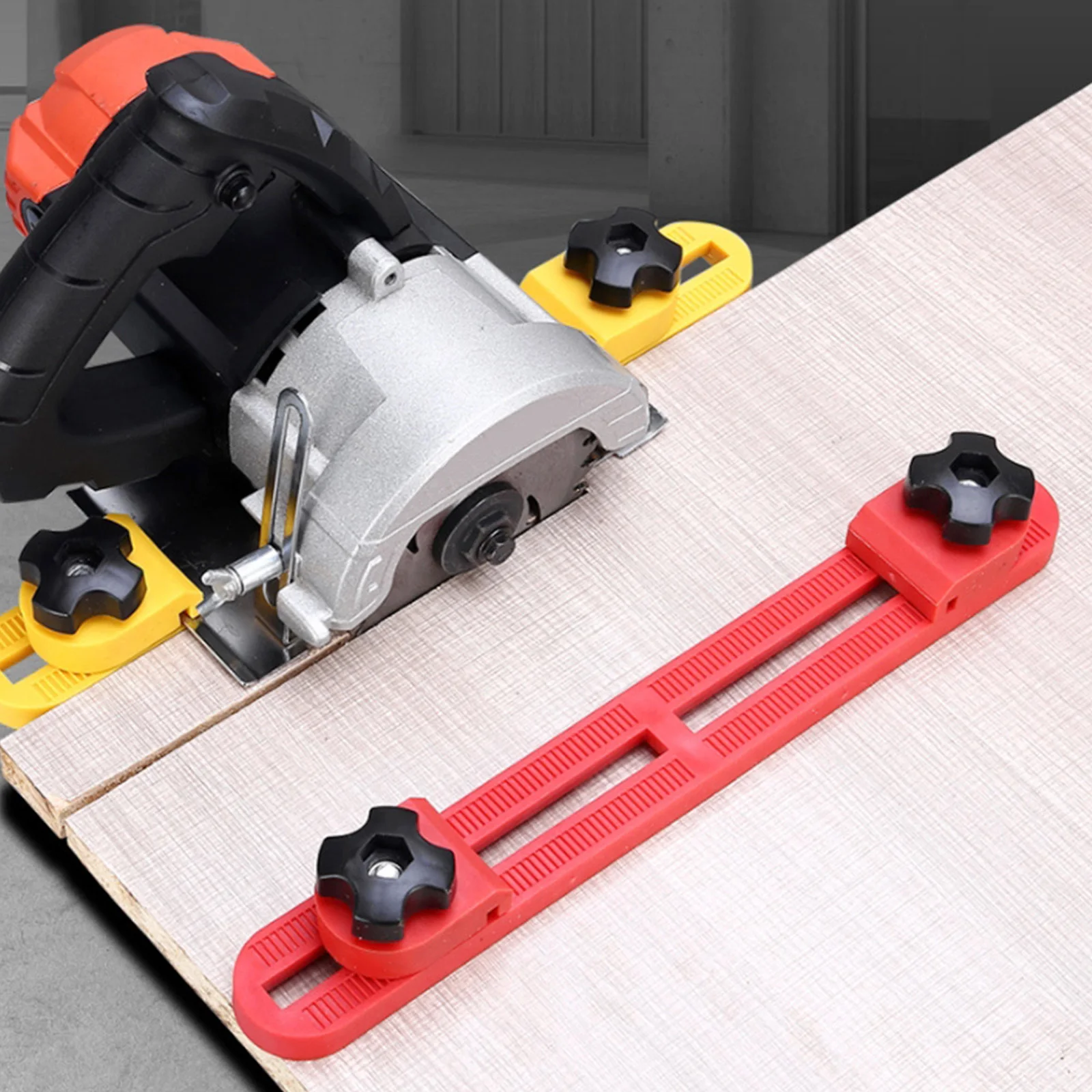 Adjustable Positioning Clamp Circular Saw Clamp Adjustable Clamping Distance Adjustable Cutting Machine Base Guide