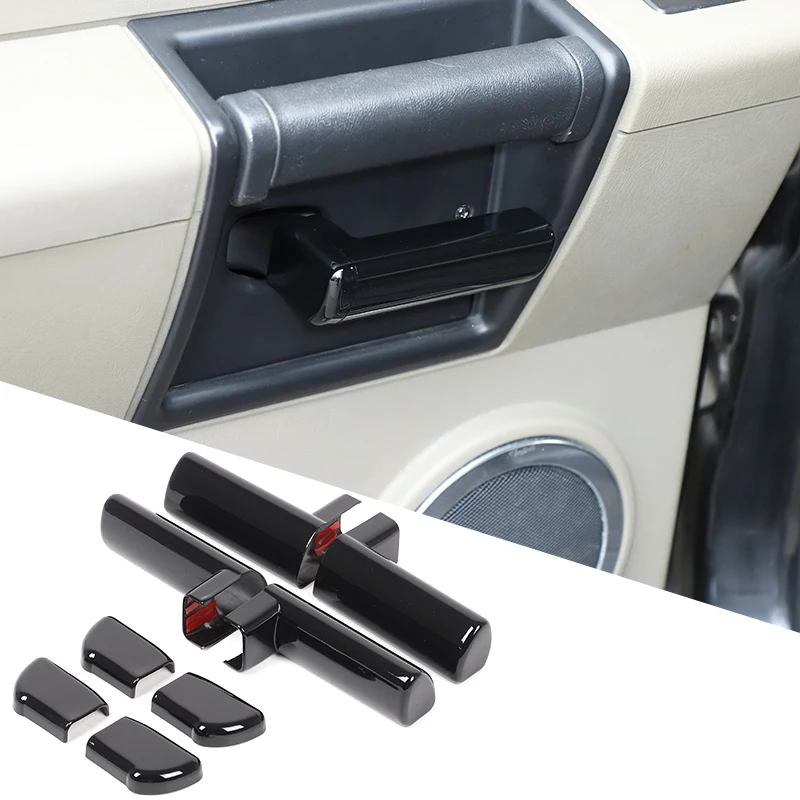 

ABS Bright Black For Hummer H2 2003 2004 2005 2006 2007 Car Interior Door Handle Decoration Cover Stickers Trim Auto Accessories