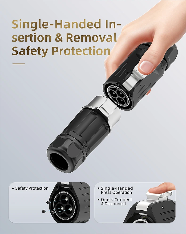 EW-LP32 IP68 Wasserdichter Crimp-Steckverbinder, Stecker und Buchse, Industrieller Hochstrom-Steckverbinder für Neue Energieanlagen – Detail 6