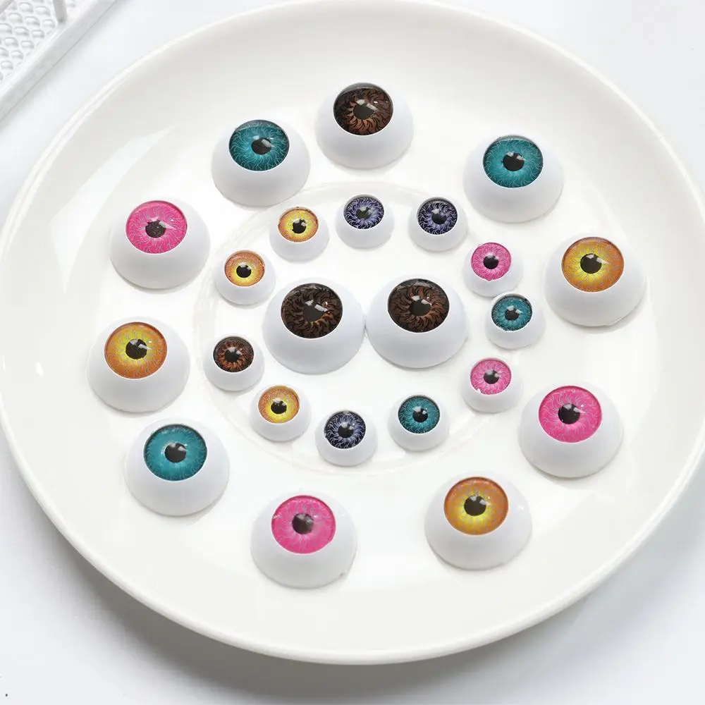 プラスチック製の安全な目の人形,12mm/20mm,10個,漫画の動物のおもちゃ,恐竜,Bjd人形,丸い目,DIYクラフトアクセサリー