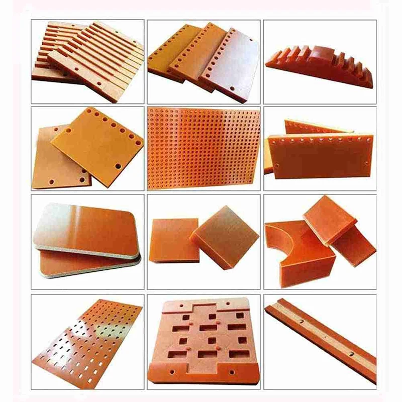 Insulation Electrical Board Bakelite Phenolic Board Sheet Laminate Raw Materials For Laboratory And DIY,25X100x150mm