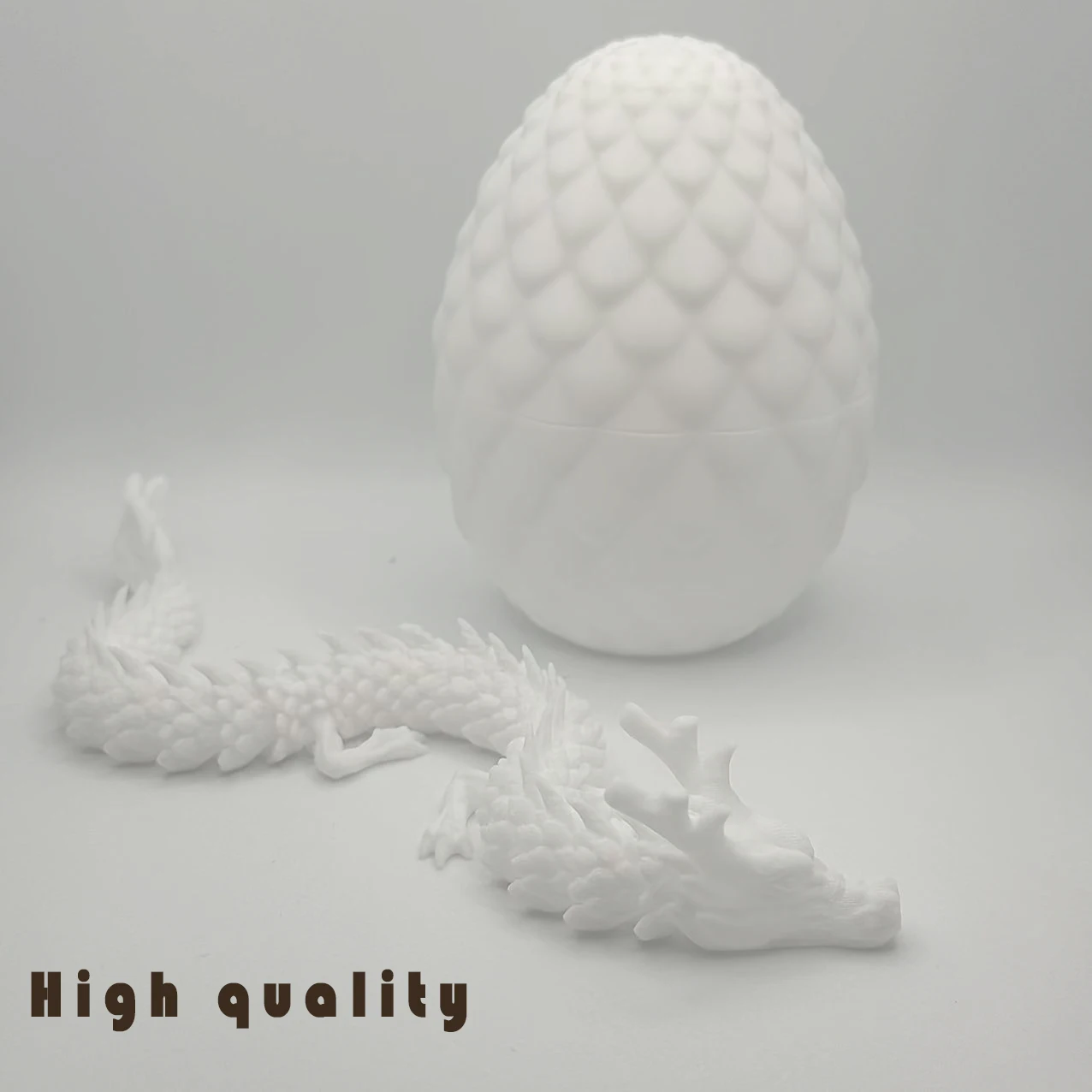 2025, giocattolo popolare cinese 3D 15 cm, regalo di drago colorato, grande statua di drago, modello di uovo di drago, decorazione da tavolo dorata e nera