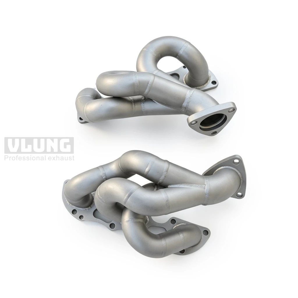 High Flow Equal Length Exhaust Header SS304 for Porsche 911 991/991.2 Carrera Turbo Turbo S 3.8T Racing Mod Parts