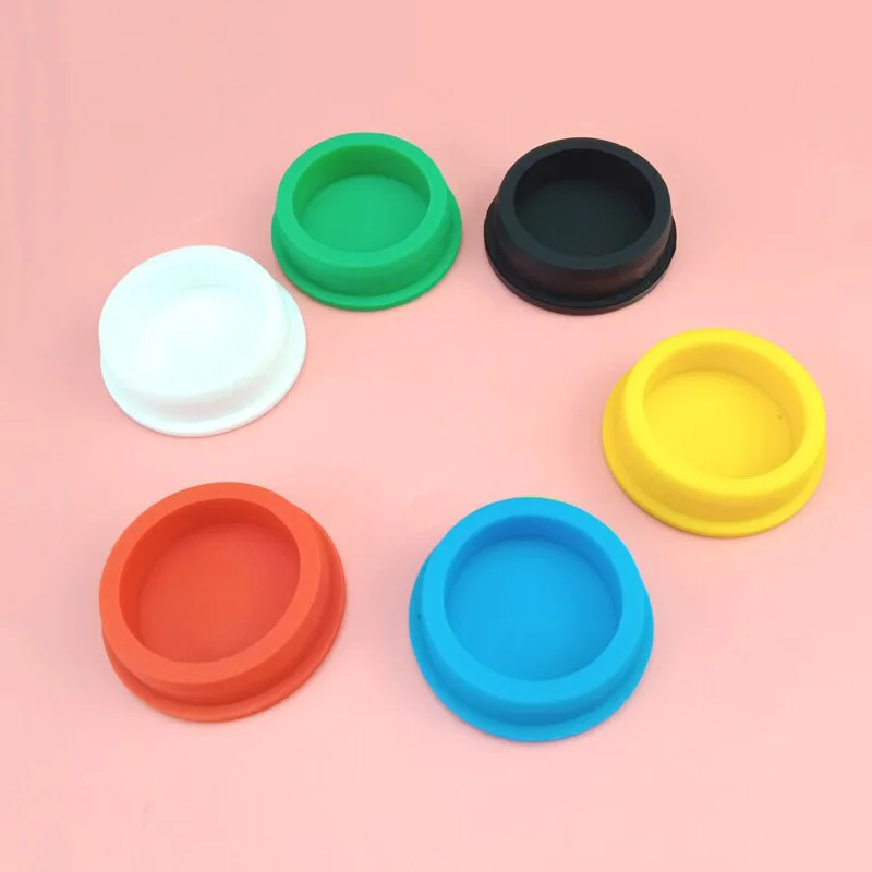 5 Kleuren Silicone Rubber Gat Caps 13-48.5Mm T-Type Plug Cover Snap-On Pakking Blanking end Cap Seal Stopper Waterdicht Dust Seal