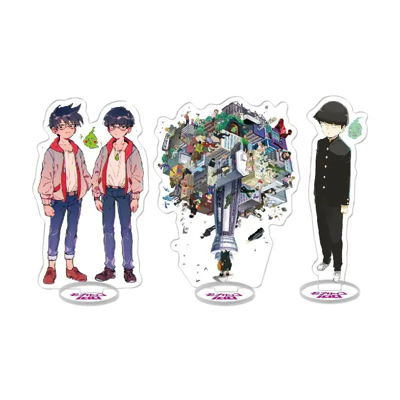 Anime Mob Psycho One Hundred Stand Model Plate Decoration Desk Figure Display Friends Gifts Cartoon Peripheral Prime Products