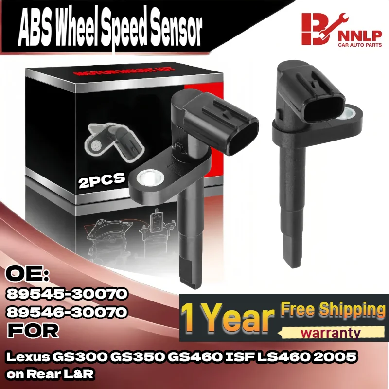 

Для 2x датчика скорости колеса ABS для Lexus GS300 GS350 GS460 ISF LS460 2005 на задней панели L&R 89545-30070; 89546-30070