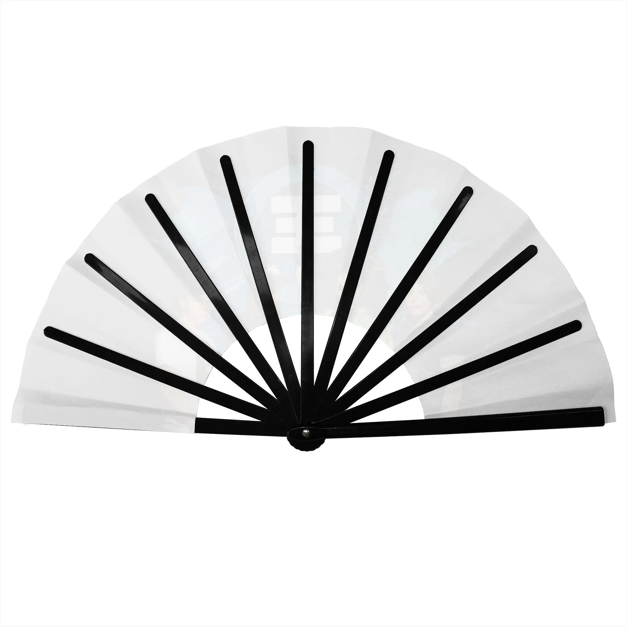 Customized T-Tokios H-Hotels Punk Portable Pocket Fan Camping German Polyester Folding Fan Chinese Dance Handheld Cooling Fans