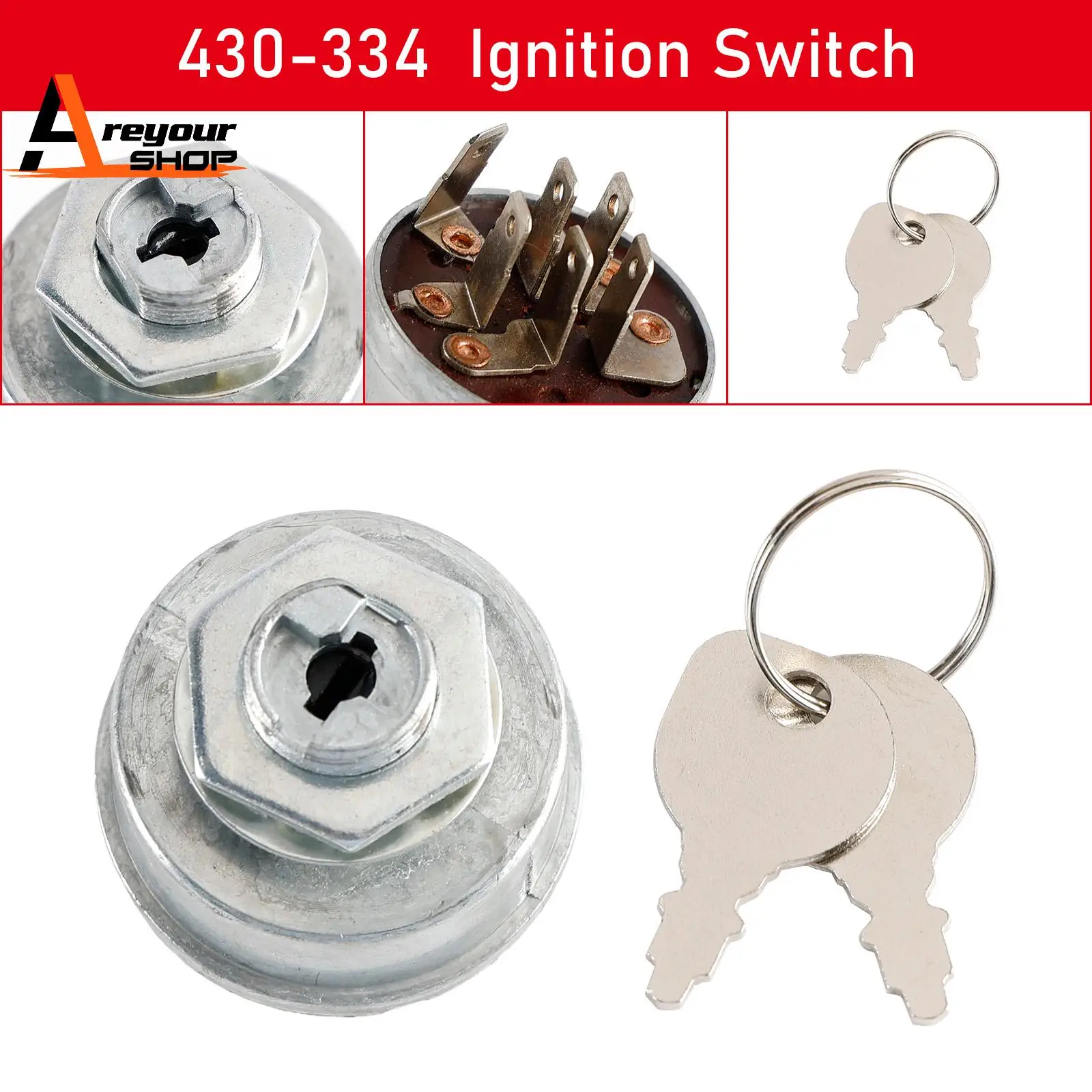 Replace Ignition Starter Switch Keys forToro Lawn Mower 430-334 430954