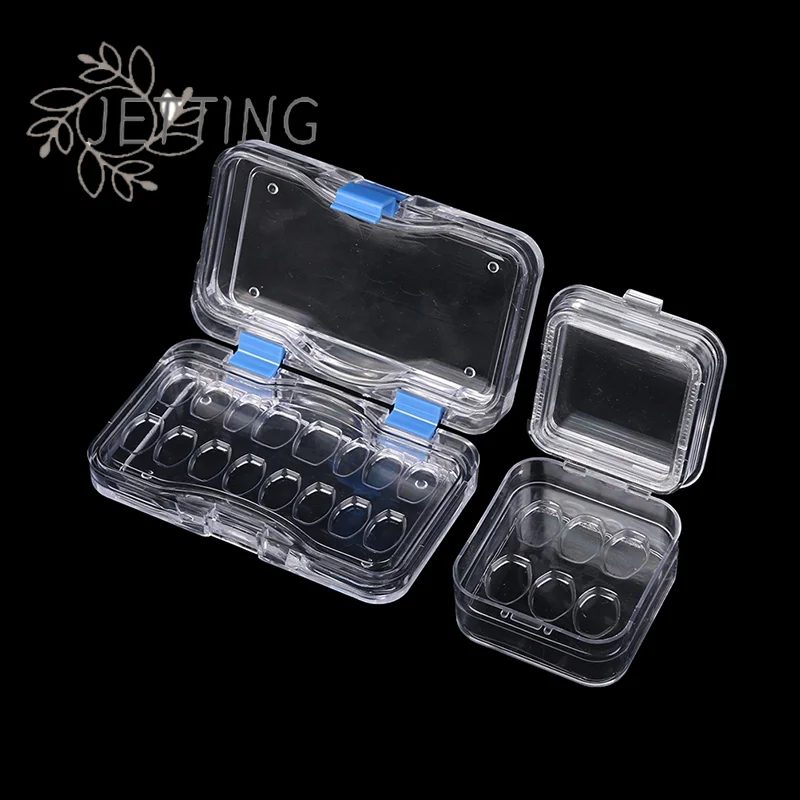 Hot 6/16Grid Dentistry Tooth Box With Film Denture Box Veneers Storage Materials Aesthetic Dentist For Dental Technician Tools