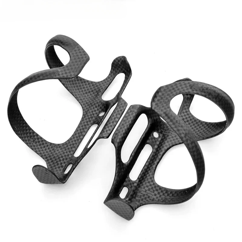 1PCS Carbon Side Load Water Bottle Cage, Matte Black Lightweight Bike Bottle Holder for MTB Road Bike, 20±3g