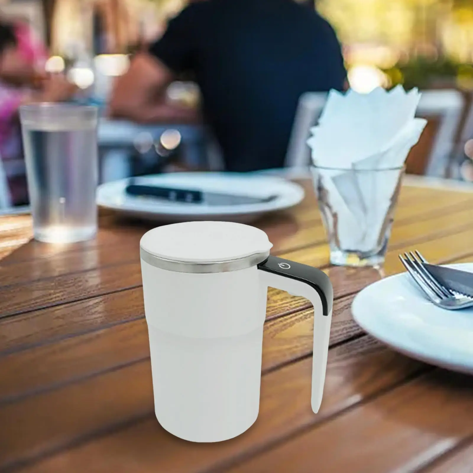 Automatic Stirring Coffee Mug USB Mixing Cup for Other Beverage Backpacking