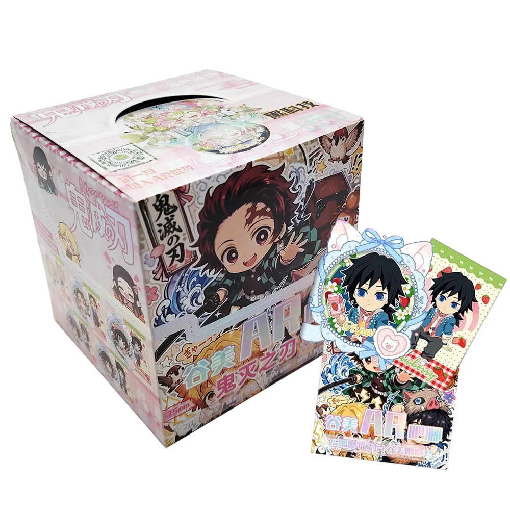 

Demon Slayer Exquisite Collection Cards Boys and Girls Precious Characters Badge Toys Fantasy Anime Creative Peripheral Brooch