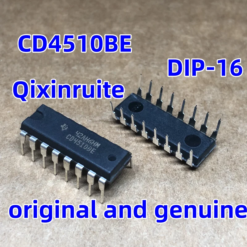 Qixinruite  New original CD4510BE DIP-16 3V~18V CMOS with preset BCD up/down counter