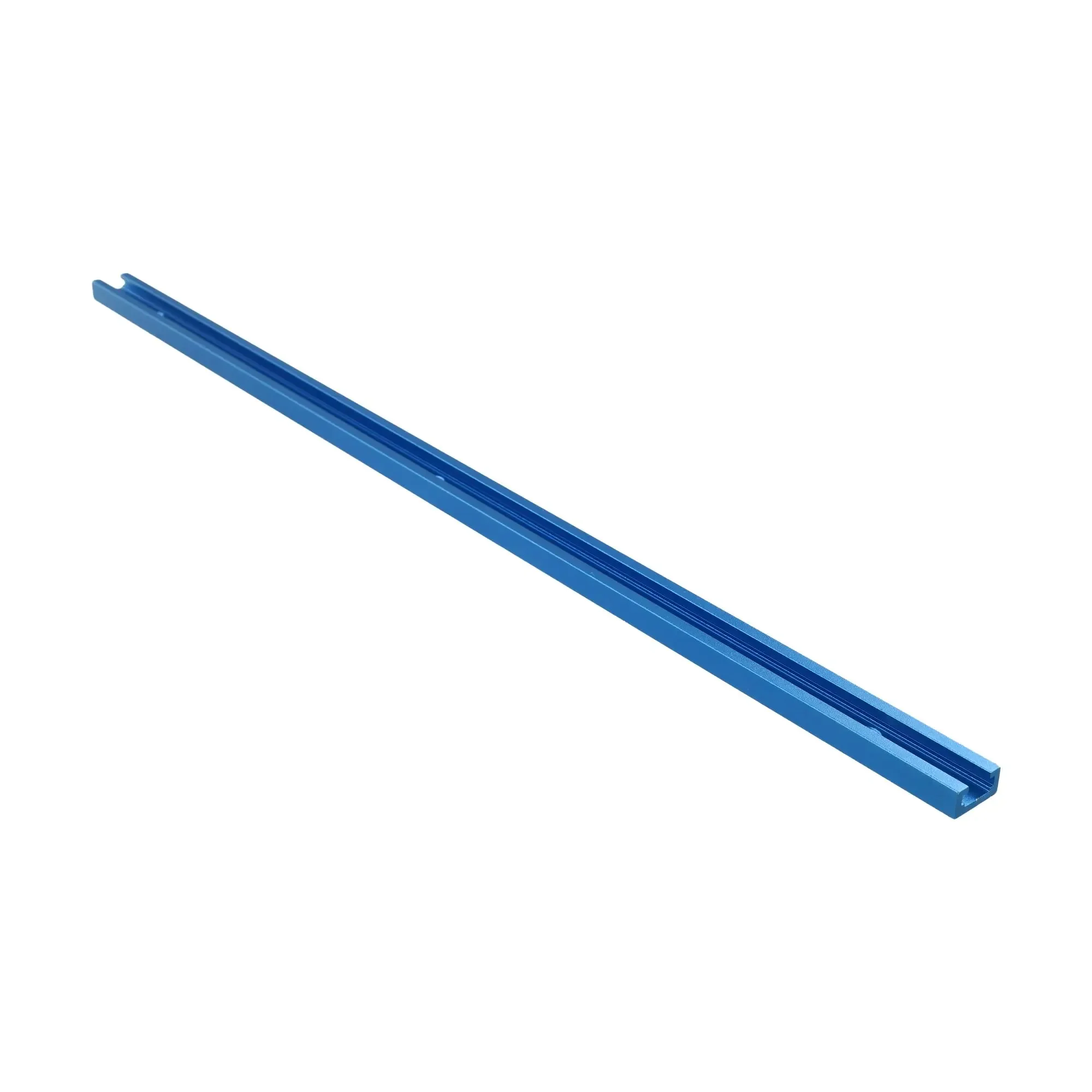 Color: Blue Blue Aluminum Alloy Double Cut T-track System Mounting Holes Aluminum Alloy Material Easy Installation