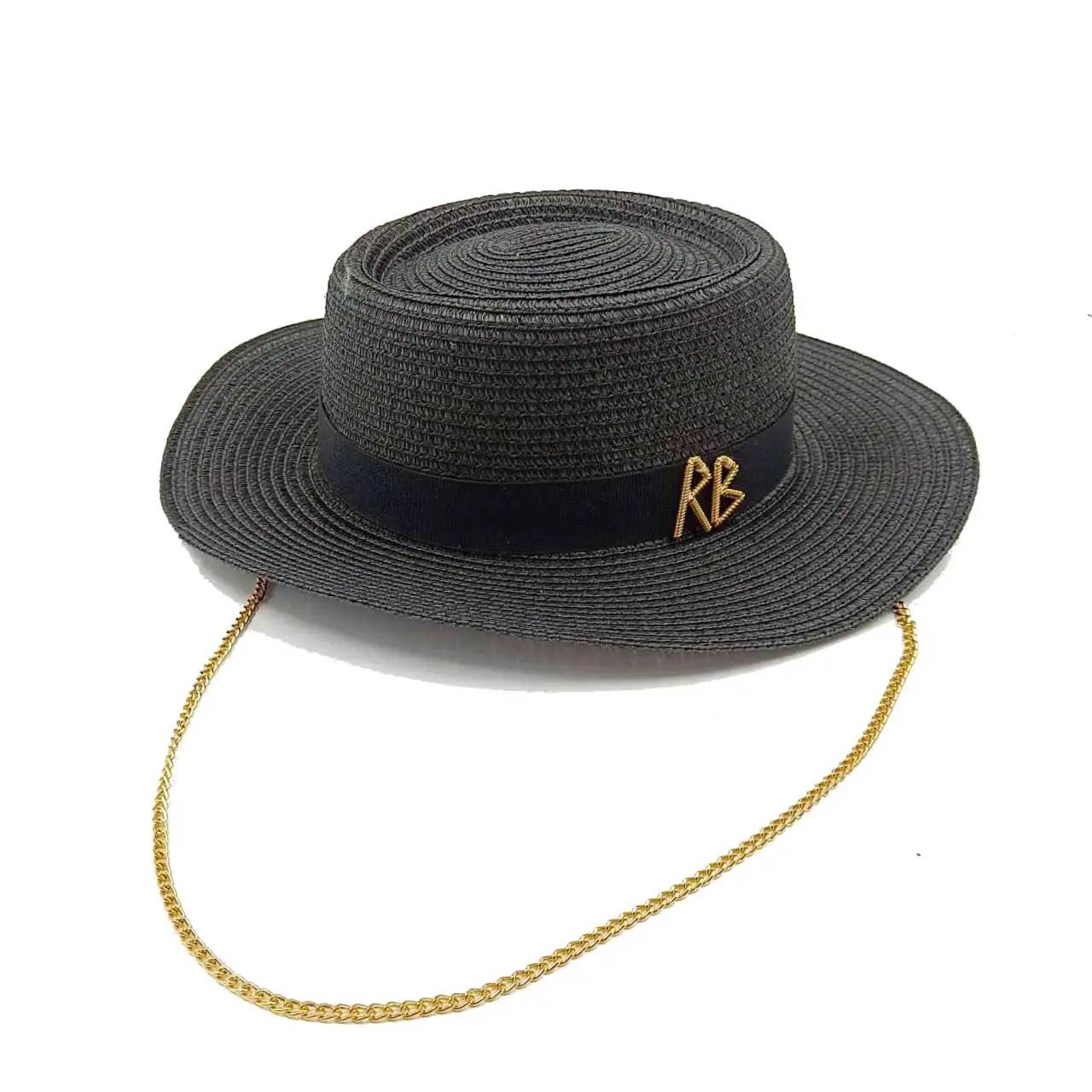 

Summer straw hat chain concave and convex top DIY new outdoor travel beach hat sun hat sombrero para sol mujer