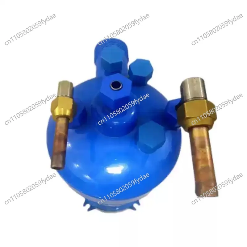 MHTA-1.5 Screw Titanium Tube Pvc Shell Heat Exchanger For Swimming Pool Heat Pump, Aquarium Chiller Evaporator Refrigeration