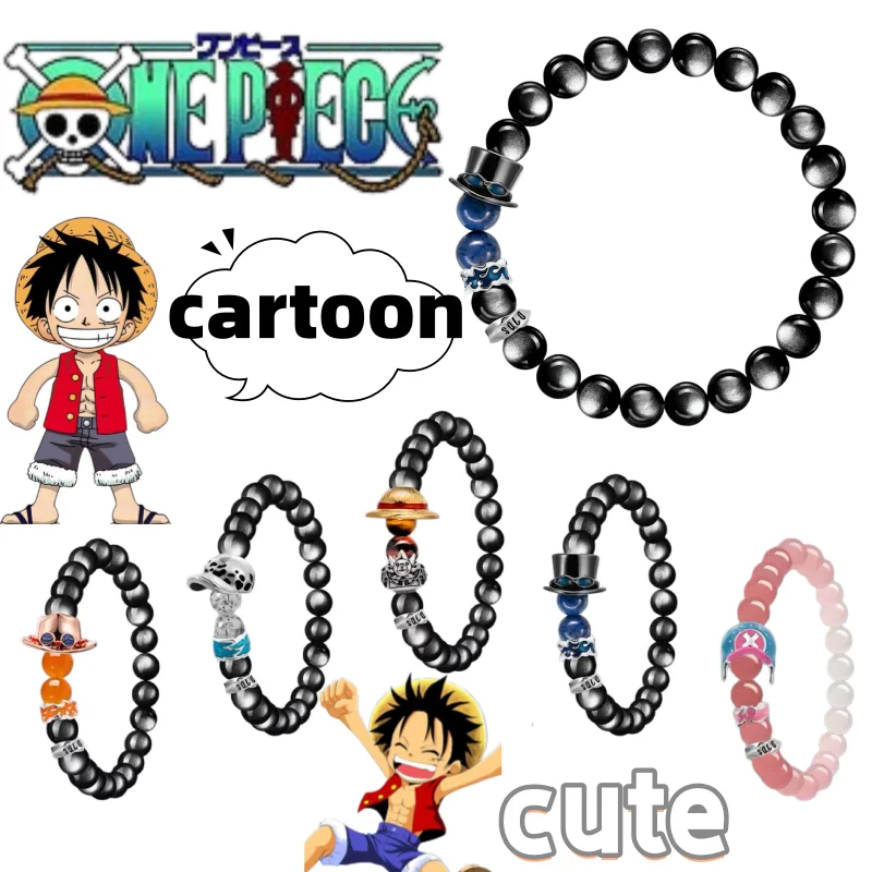 

Браслет One Piece с Луффи, новый креативный дизайн, привлекательный внешний вид, модный, персонализированный, подарок для студентов и пар.