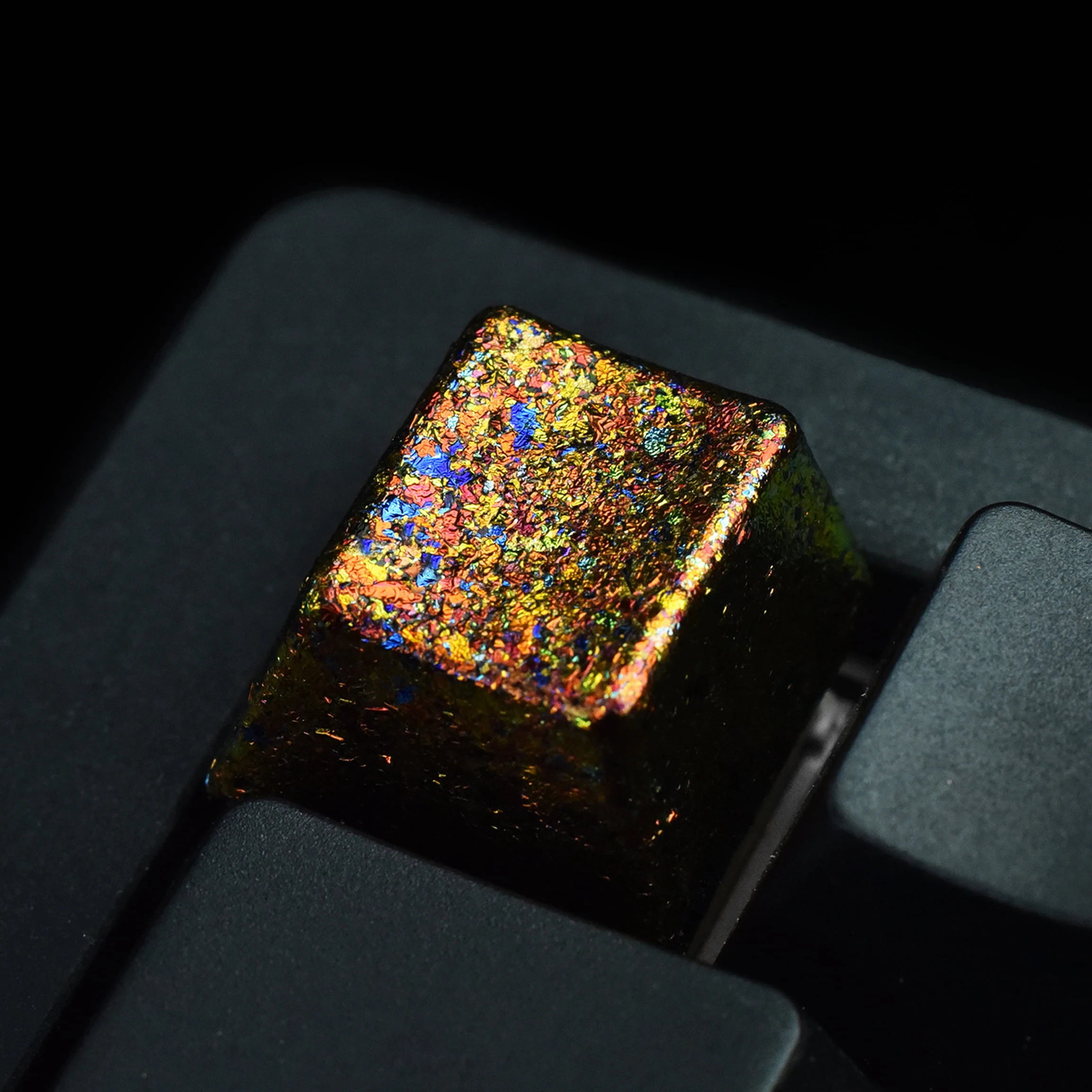 Rock-color Ceramic Keycap Personalized Handmade Point Keycap  Custom Mechanical Keyboard 1 Pc Artisan Key Cap Gaming Accessories