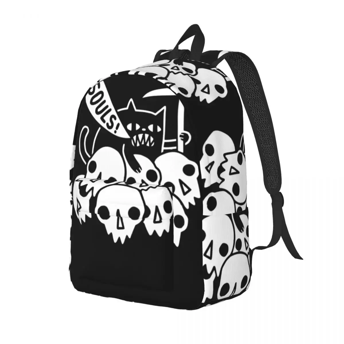 Cat Got Your Soul Backpack Animal Aesthetic Backpacks Student Unisex Cycling Lightweight School Bags Design Rucksack Gift