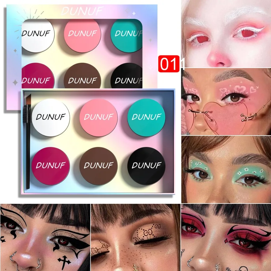 Sopracciglio Enhancer Cream Body Paint Eyeliner capelli sopracciglio colore ombretto occhi Make Up Eye Brow Tint Kit trucco Maquiagem