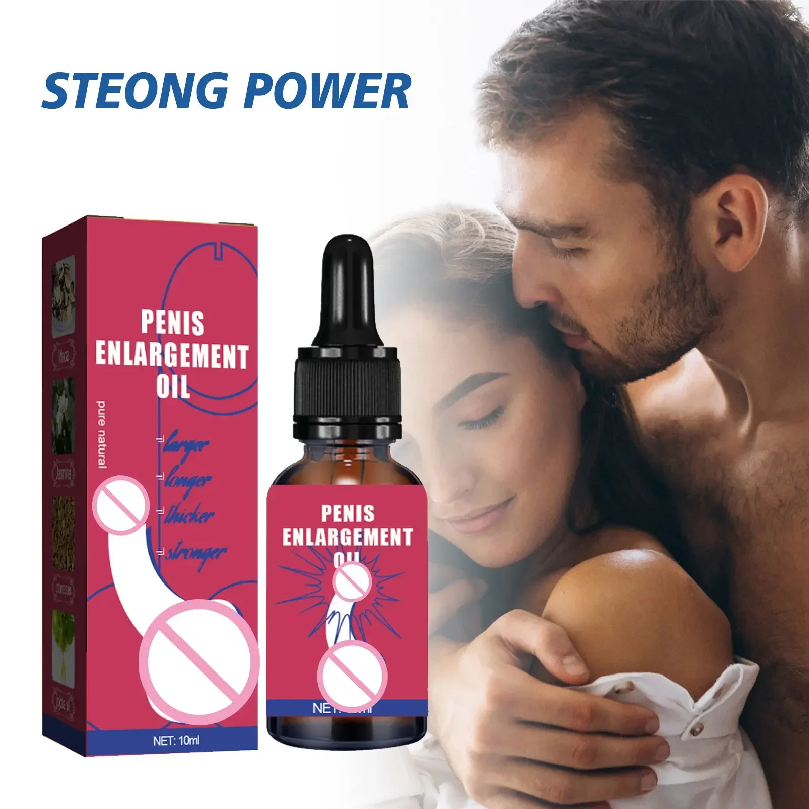 Men\'s Growth Enlargement Massage Oil  XXL Plant Extracts Massage Oils