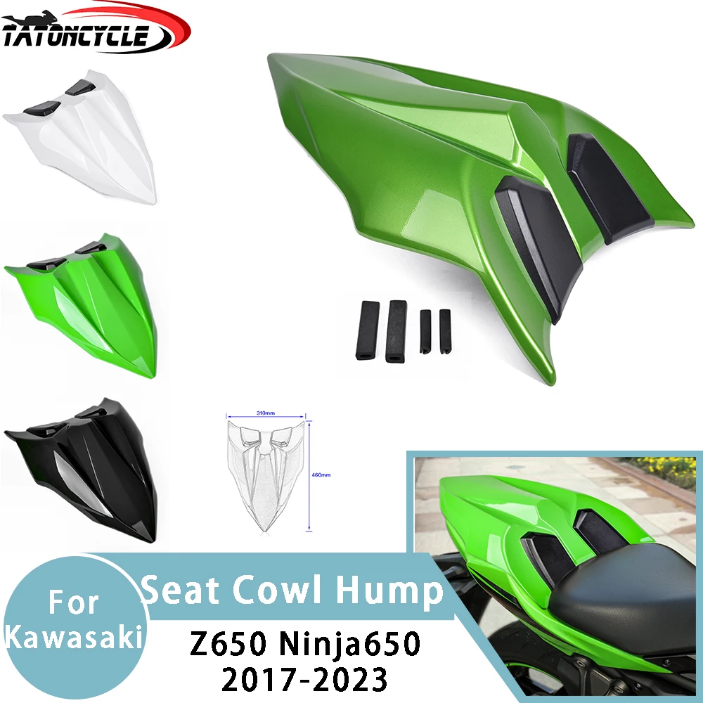 

For Kawasaki Z650 Ninja650 Motorcycle Rear Passenger Hard Seat Cowl Hump Cover Tail Section Fairing Z 650 Accessories 2017-2023