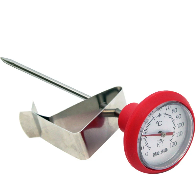 Probe Thermometer Kitchen Tools Cooking Temperature Meter 0~120℃ Milk Coffee Food Meat Gauge Stainless Steel