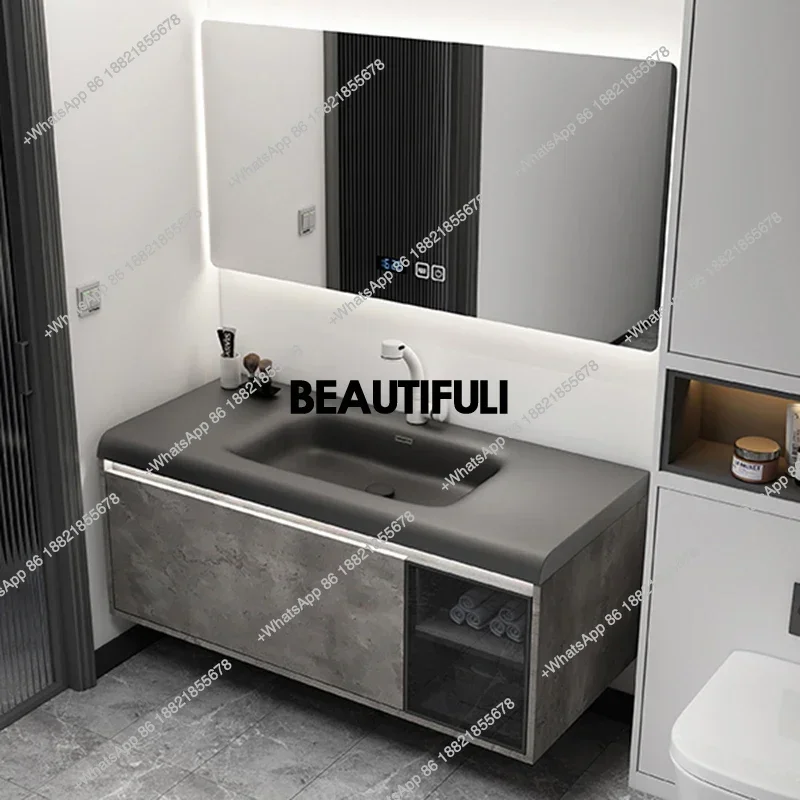 Hot sales Nordic Bathroom Cabinet Modern Round Toilet Drawers Bathroom Space Saving White Modern Szafka Entrance Hall Furniture
