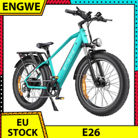 ENGWE E26 Stepover Electric Bike 26*4.0 inch Fat Tire 48V 16AH Battery 250W Motor Mountain Bike 140km Max Range 25km/h Max Speed