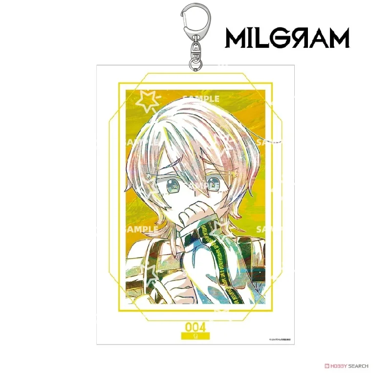 Anime MILGRAM 6CM HD Acrylic Keychain Pendant Bag Car Keychain Collecting Cell Phone Pendant Present Firend Accessories Gifts