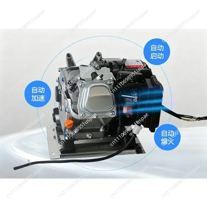 Fully automatic intelligent self-starting, self-extinguishing, 5KW 48V60V72V built-in extender generator