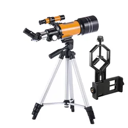 Astronomical Telescope F30070 Monocular Zoom Professional  With Finder scope 48 Degree Zenith Mirror Monocle View Moon