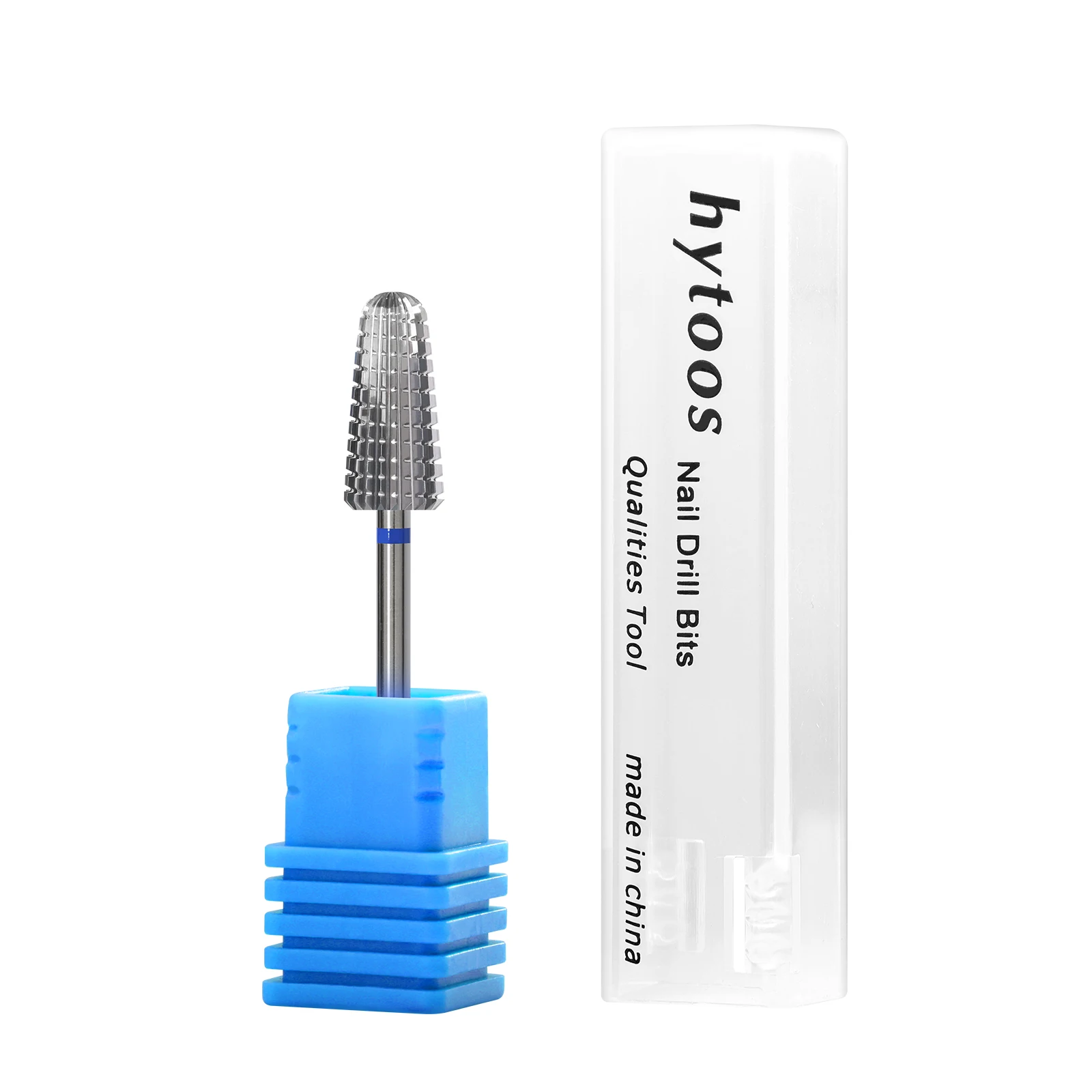 HYTOOS Vulkan Hartmetall Nagel Bohrer Bits 3/32 Professionelle Zwei-weg Konische Nagel Bit Acryl Gel Entferner Nägel Zubehör werkzeuge – Detail 11