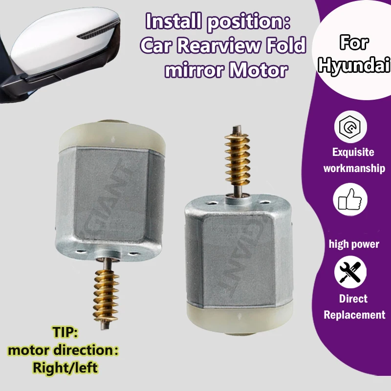 

AZGIANT For yundai Veloster Creta MK1/Sonata 8 YF/Santa Fe MK2 Car Power Folding Mirrors 12V Motor Module Automatic folding tool