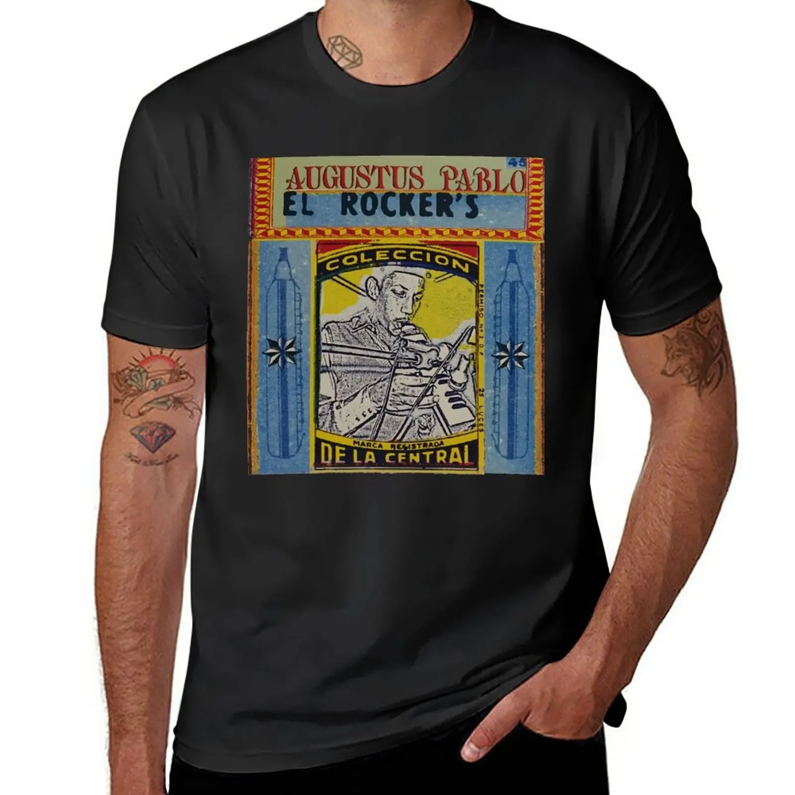 Augustus Pablo De El Rocker's T-Shirt new edition Aesthetic clothing men graphic t shirts