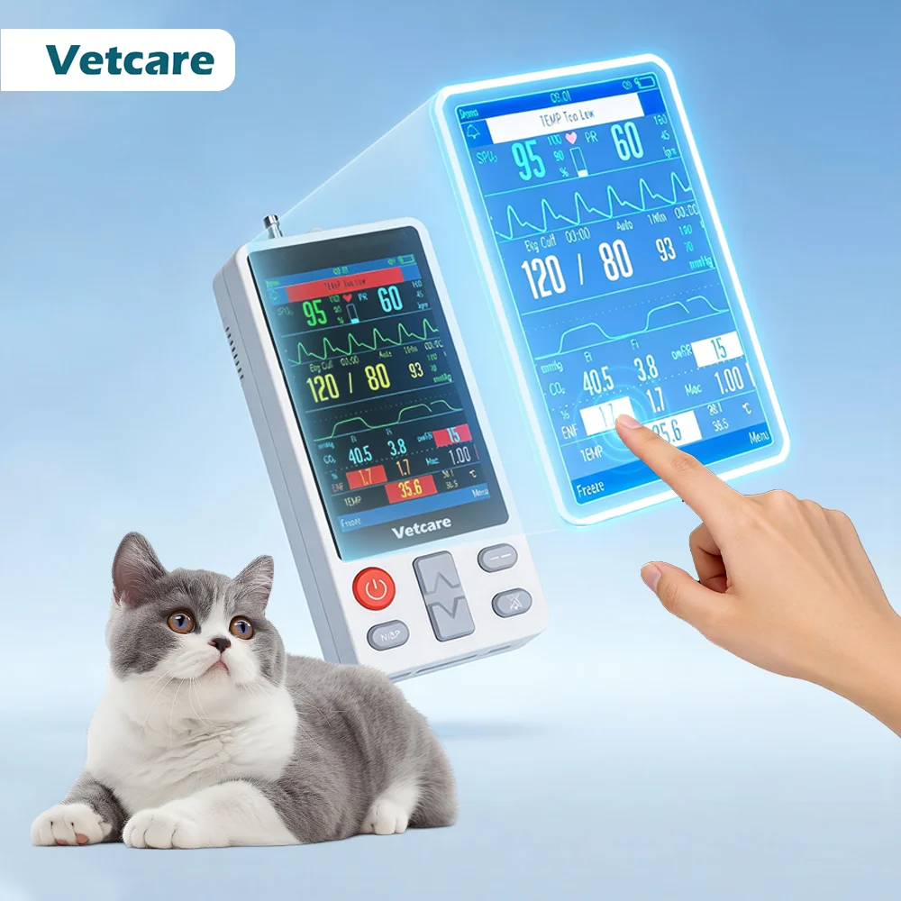 Supplier Portable Vital Signs Monitor Multiparameter Patient Monitor Veterinary Monitor