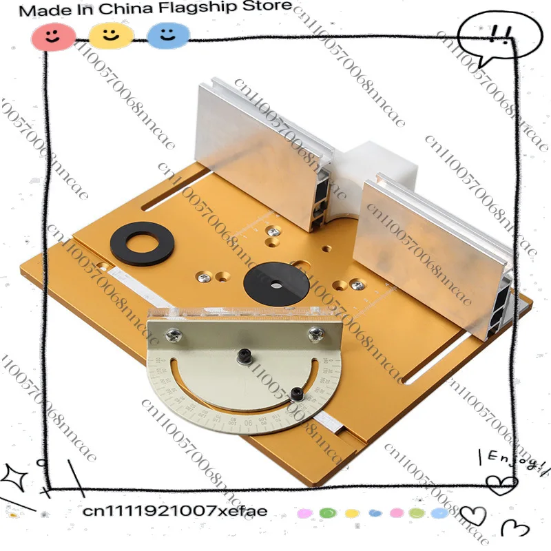 woodworking-engraving-machine-inverted-plate-bakelite-milling-table-surface-aluminum-alloy-panel-backer-pusher-ruler